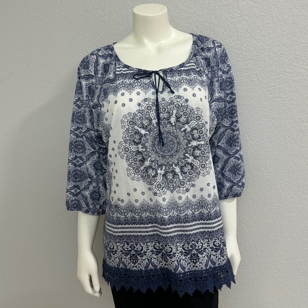 CJ Banks Mandala Shirt